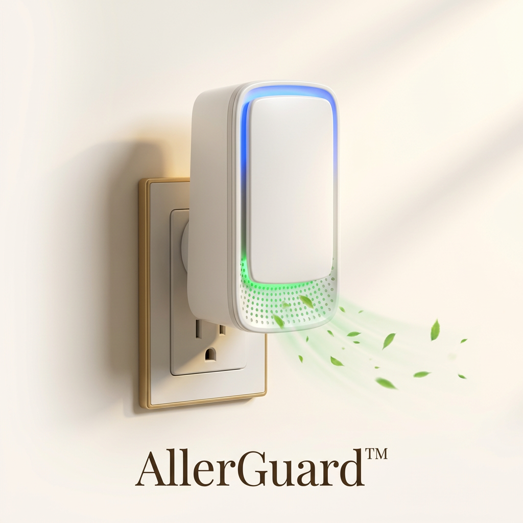 AllerGuard™ – Luchtzuiveraar Plug-in voor Allergieën & Huisstofmijt