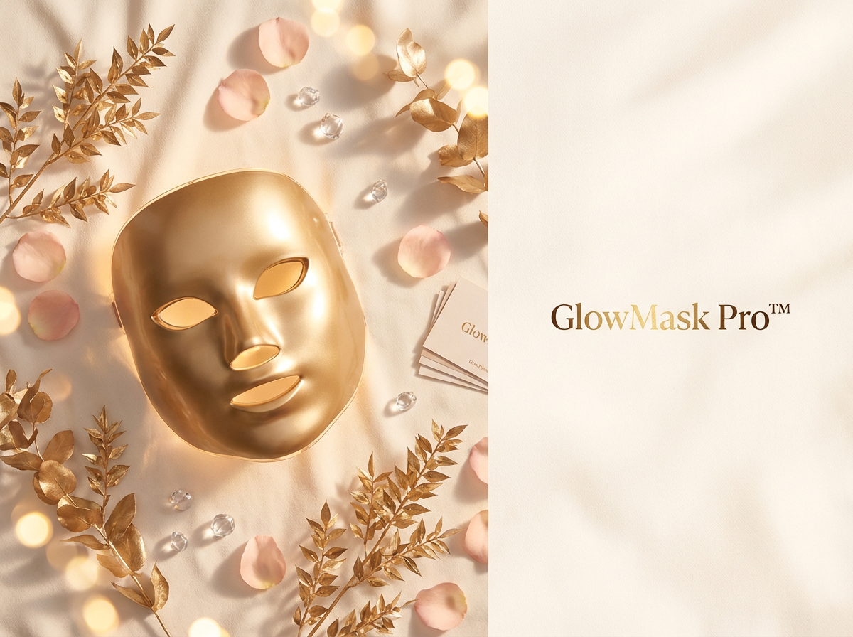 GlowMask Pro™ – LED Gezichtsmasker met 7-Kleurige Lichttherapie | Anti-Aging & Acne