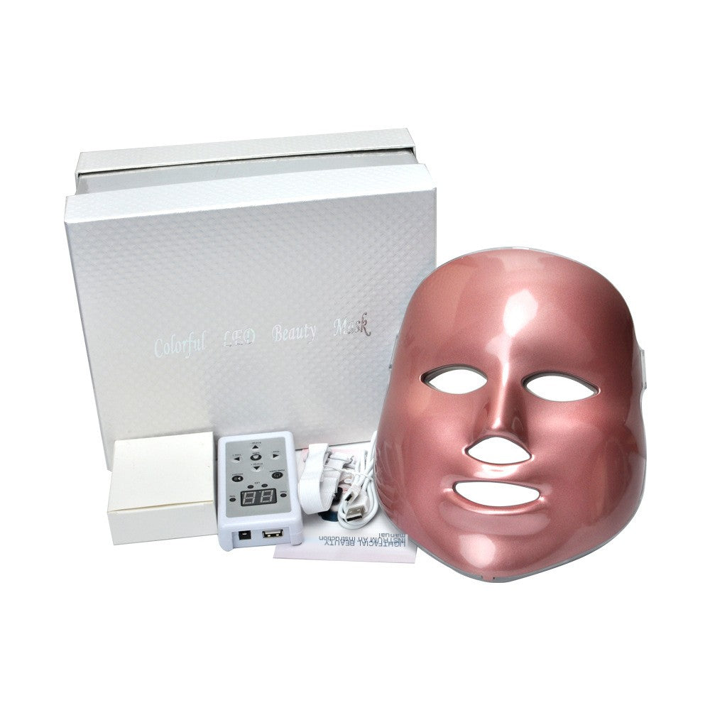 GlowMask Pro™ – LED Gezichtsmasker met 7-Kleurige Lichttherapie | Anti-Aging & Acne