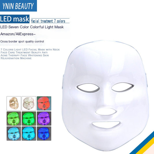 GlowMask Pro™ – LED Gezichtsmasker met 7-Kleurige Lichttherapie | Anti-Aging & Acne